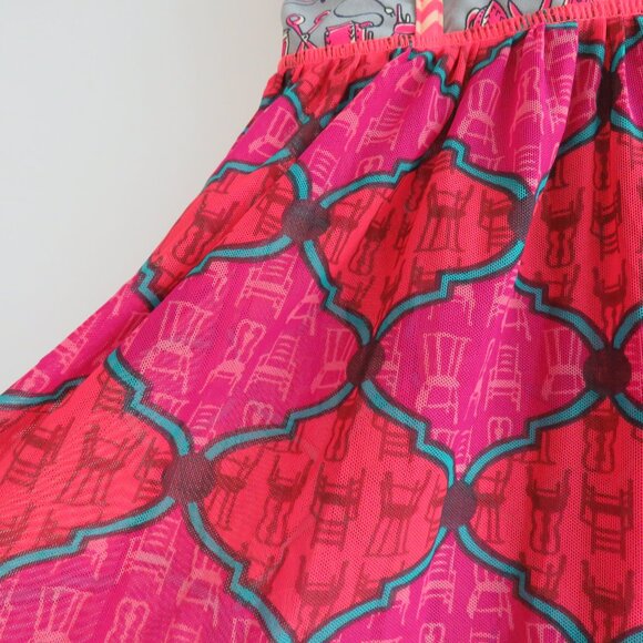 MAAJI Sublime Blimey Cover Up Bright Mesh Skirt Maxi Dress - Size S - Picture 8 of 15